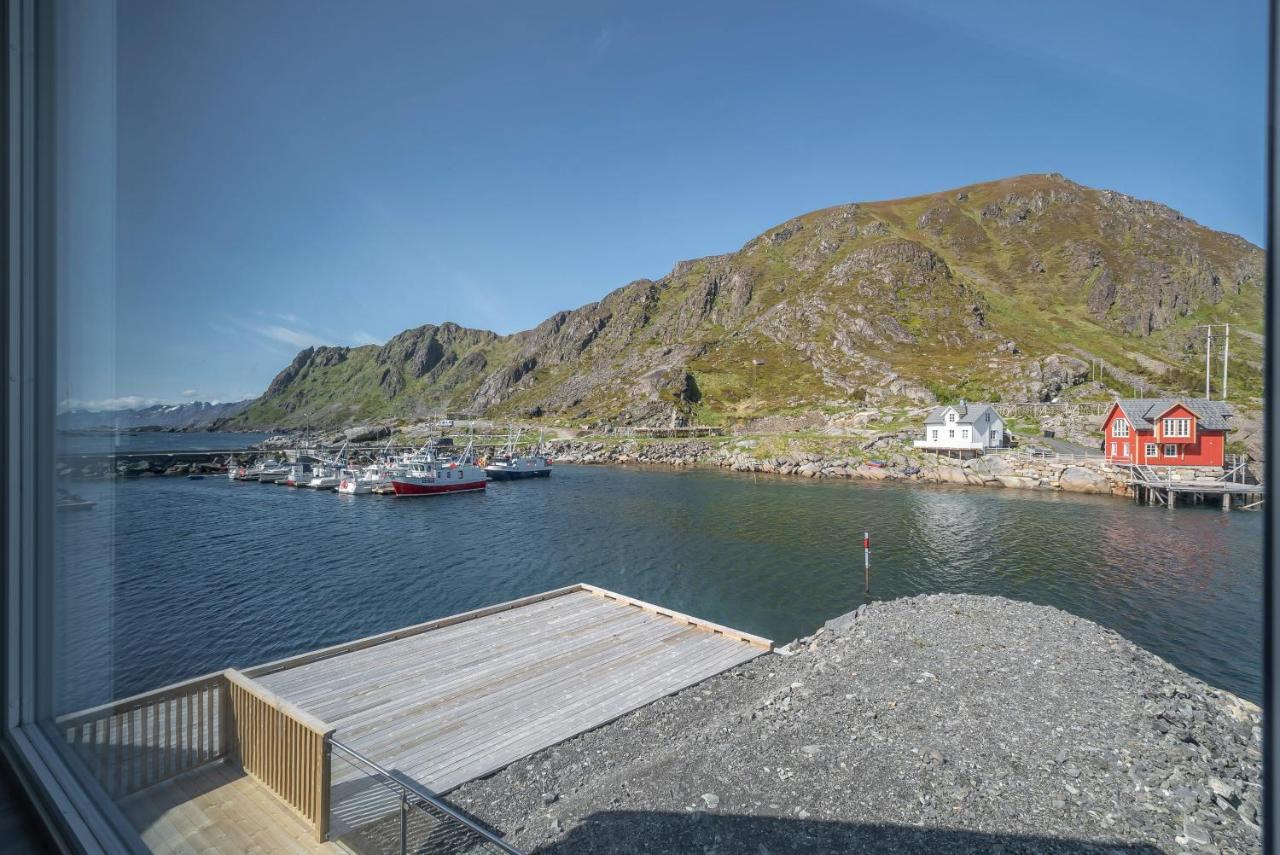 Seafront New Cabin In Lofoten Ballstad Extérieur photo