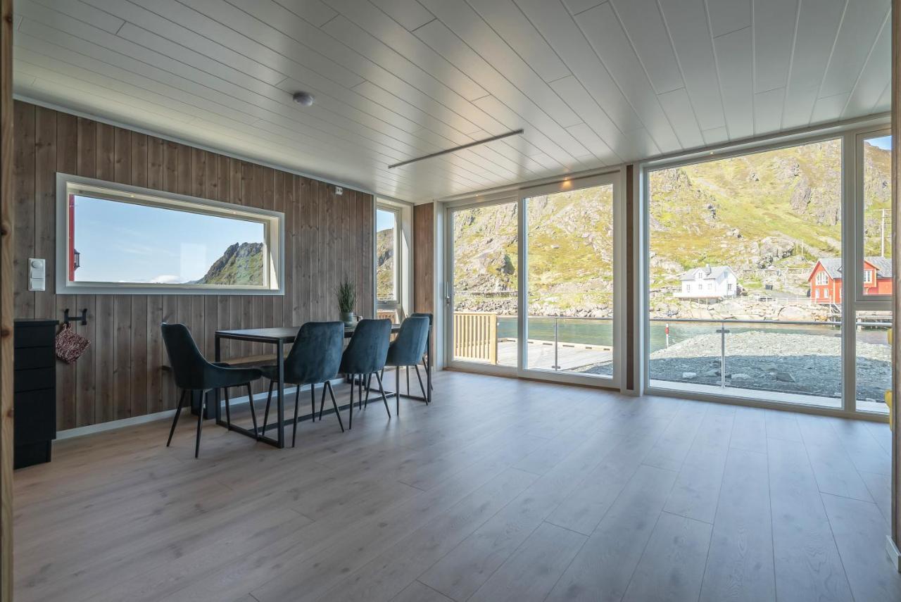 Seafront New Cabin In Lofoten Ballstad Extérieur photo