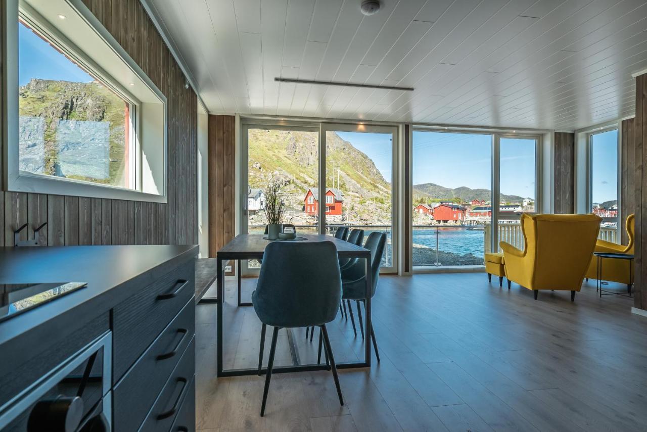 Seafront New Cabin In Lofoten Ballstad Extérieur photo