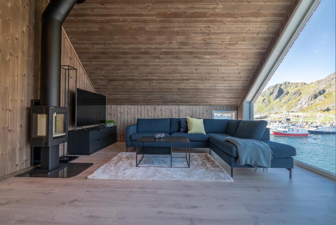 Seafront New Cabin In Lofoten Ballstad Extérieur photo