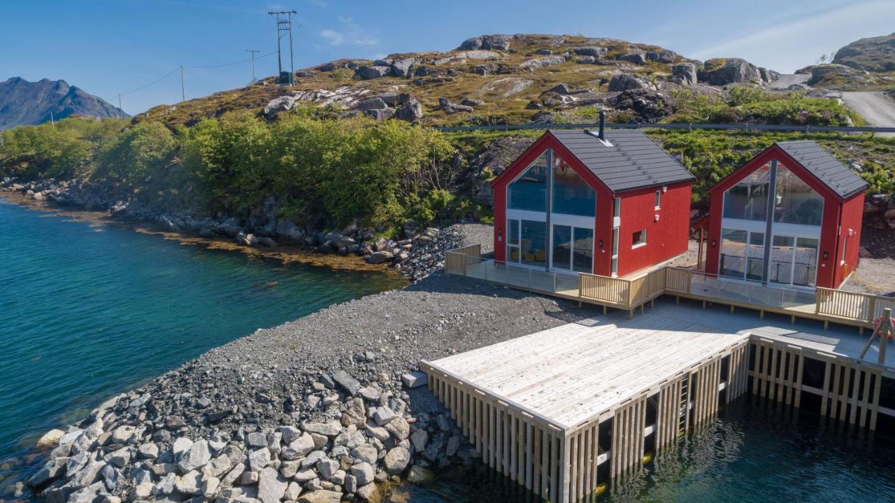 Seafront New Cabin In Lofoten Ballstad Extérieur photo