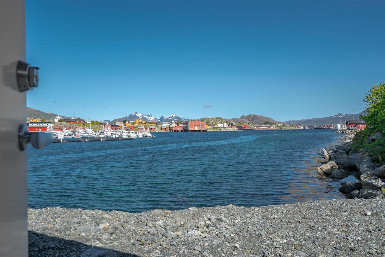 Seafront New Cabin In Lofoten Ballstad Extérieur photo